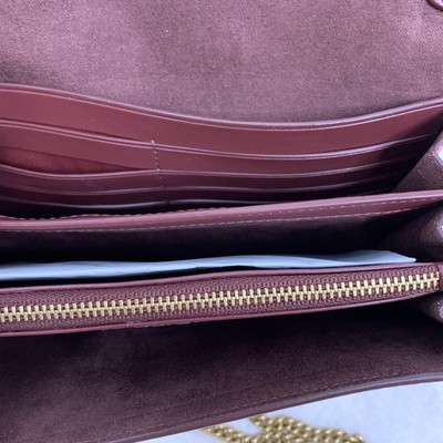Coach 89364 Tabby Flap Leather Chain Clutch Crossbody Shoulder Bag