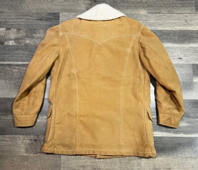 Lee Storm Rider 42? No Size Men Vintage Moleskin Sherpa Lined