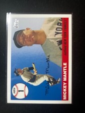 2006 Topps Mickey Mantle Home Run History York Yankees HOF (You Pick)