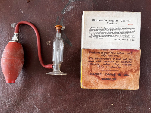 Glaseptic Nebulizer by Parke Davis and Co London - original box - Picture 2 of 2