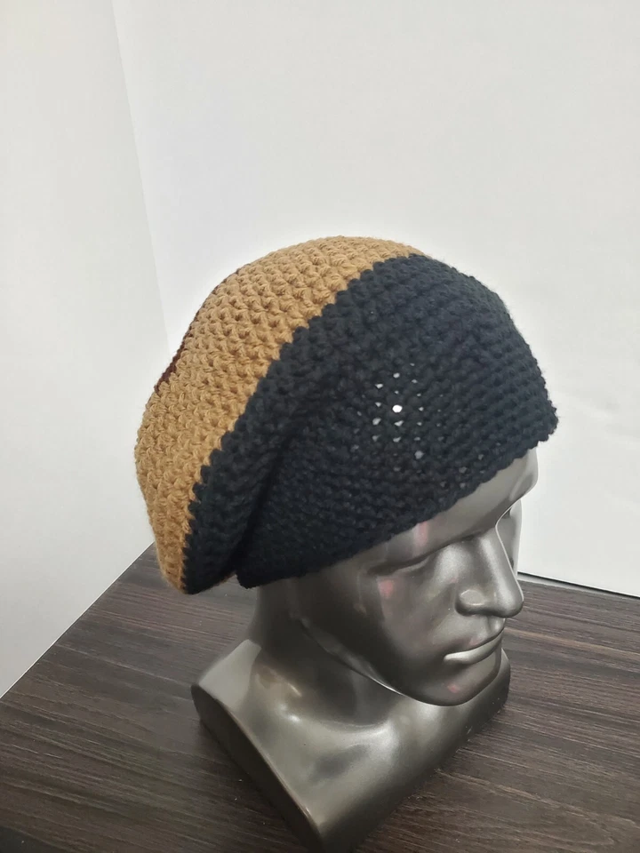 Boina Tam Sombrero Rasta Hippie Dreads Gorro Reggae Gorra Rastas Slouchy Talla Única Foto 3 de 4
