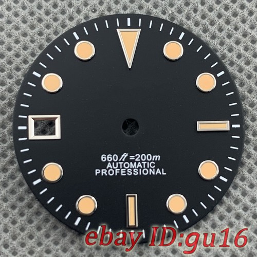 Reloj de 29 mm esfera y manecillas ajustadas movimiento NH35 9 en punto corona reloj para zurdos - Imagen 43 de 68
