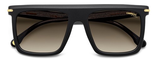 Gafa de sol CARRERA 359/S I46 (86) MATT BLACK GOLD /BLACK BROWN GREEN CALIBRE 56 - Imagen 4 de 6