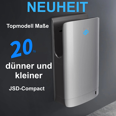 JSD-Händetrockner Compact, ultra dünn und klein, benötigt wenig Platz