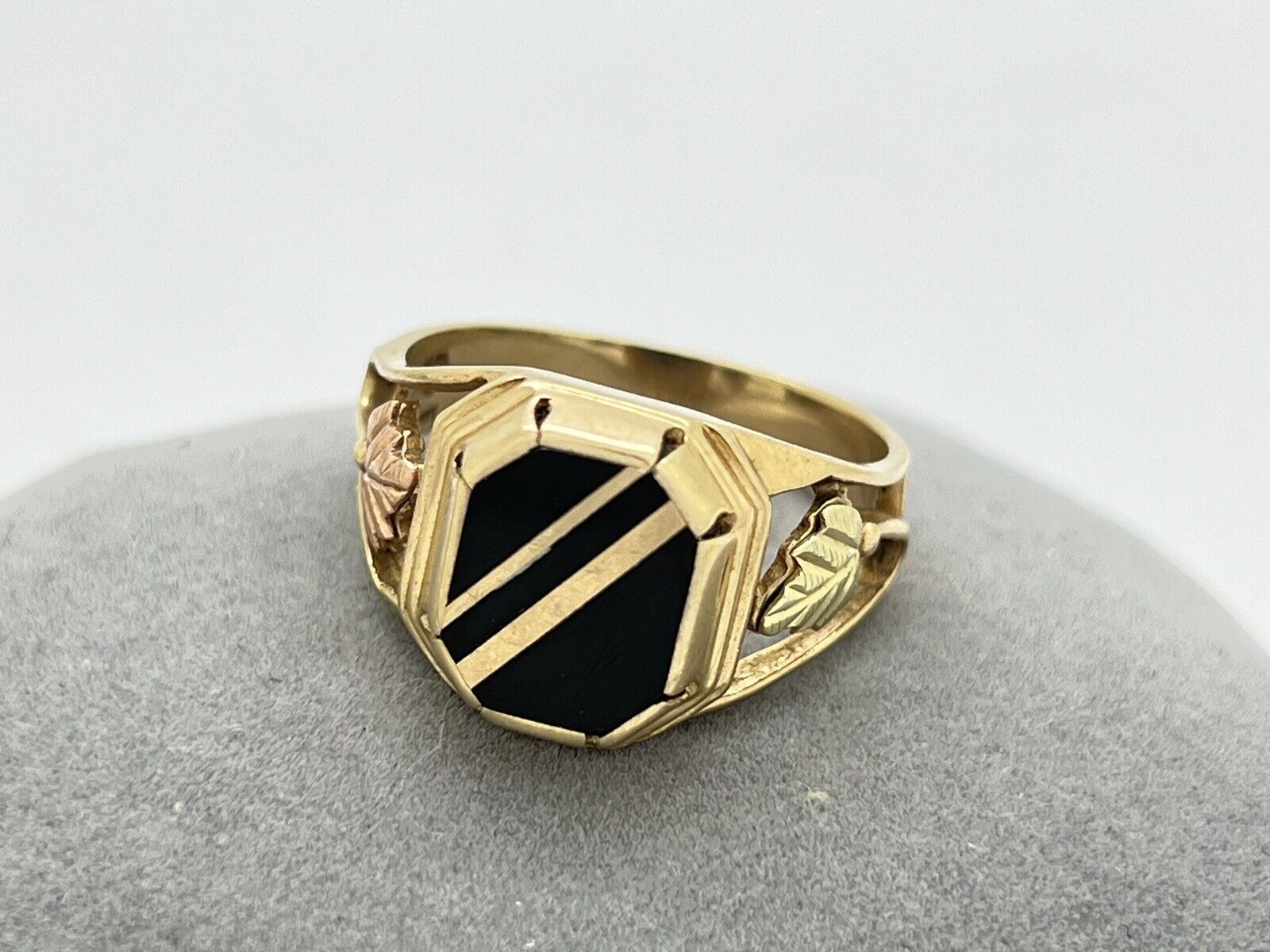 10k Black Hills Gold Yellow Gold Coleman CCO Ring… - image 5