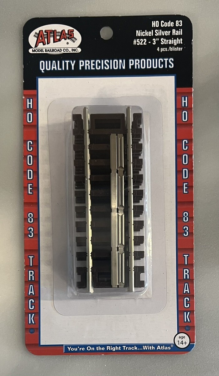 Atlas #522 HO Scale CODE 83 3 Atlas #522 HO Scale CODE 83 3