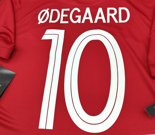 MAGLIA norvegia nike odegaard 2020-21 SHIRT JERSEY NORWAY NORGE TRIKOT FOOTBALL - Foto 8 di 8
