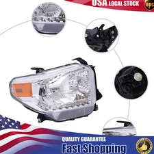 Passenger Right Side Headlight Lamp For 2014-2017 Toyota Tundra SR SR5 Pickup