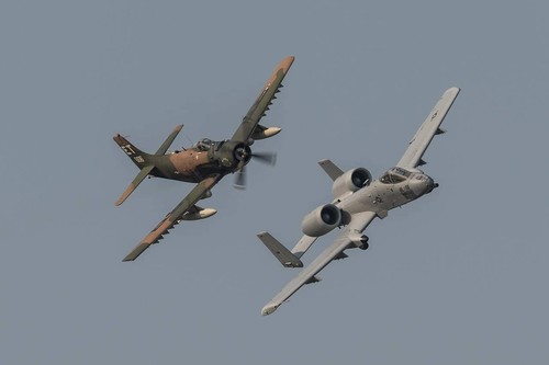 USAF "ATTACK" Aircraft Patches A-1, A-7, A-10, AC-47 and AC-130 Gunship Vietnam - Picture 7 of 12