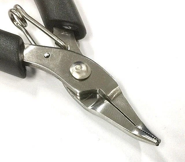 Alicate de nariz doblado con abalorios (con dientes) + escariador de cuentas y 4 agujas de abalorios de ojo grande Foto 3 de 4