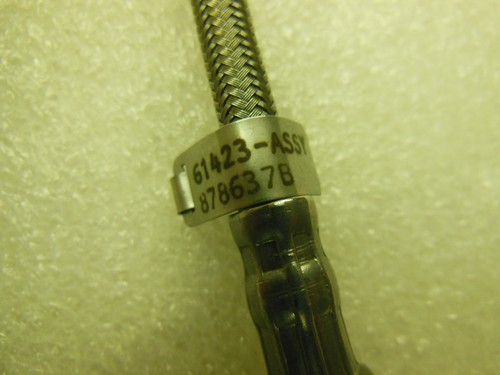Aircraft FLEX HOSE Assembly Mfg. P/N 878637 -13" total length- NOS -- - Picture 3 of 10