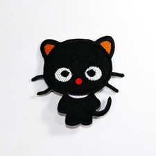 Black Cat Cartoon Patch Kitten Pet Animal Artwork Emblem for DIY Iron on Clothes