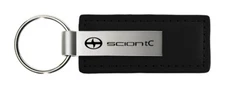Toyota Scion tC Rectangular Leather Key chain (Black)