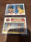 1982 Topps Nolan Ryan Cards - 1981 ERA Leaders - Astros Batting&Pitching Leaders