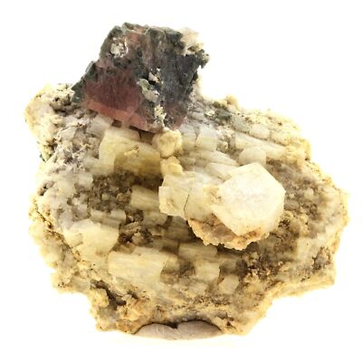 Rose Fluorite + Adularia. 205.9 Ct. Mont-Blanc Massif
