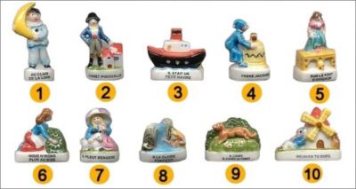 2004 NORDIA LIEDER UNSERER KINDHEIT MÄRCHEN FEVE PORZELLAN 3D zur Auswahl