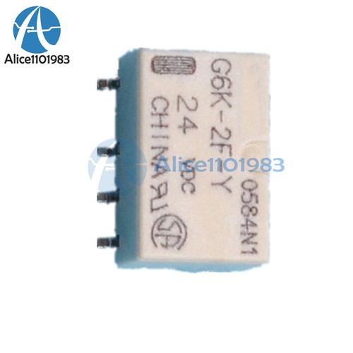 5PCS SMD G6K-2F-Y Signal Relay 8PIN for Relay DC 3V 5V 12V 24V - Picture 2 of 29
