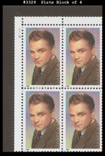 USA5 #3329 MNH PB4 James Cagney
