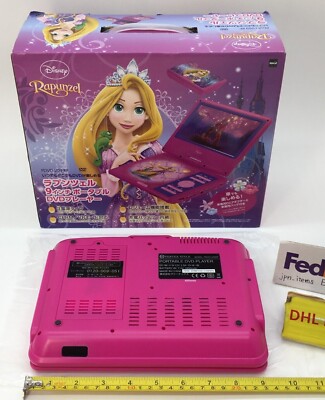 Rapunzel 9 inch Portable DVD Player Vertex PDVD-V09RP Open