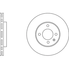 Apec Blue Brake Disc - Front SDK6717 - Fits selected Seat & Skoda & VW vehicles