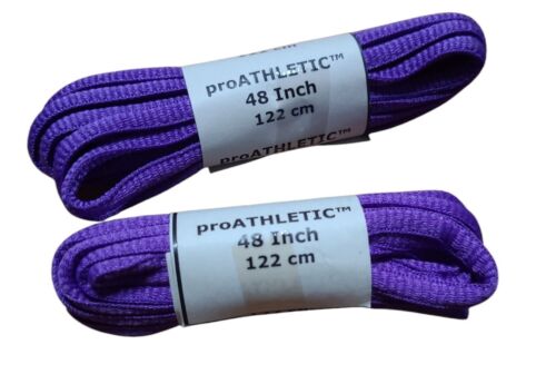 (2 pair) OVAL style proATHLETIC Sneaker Runner Trainer shoelaces shoestrings! - Picture 58 of 112