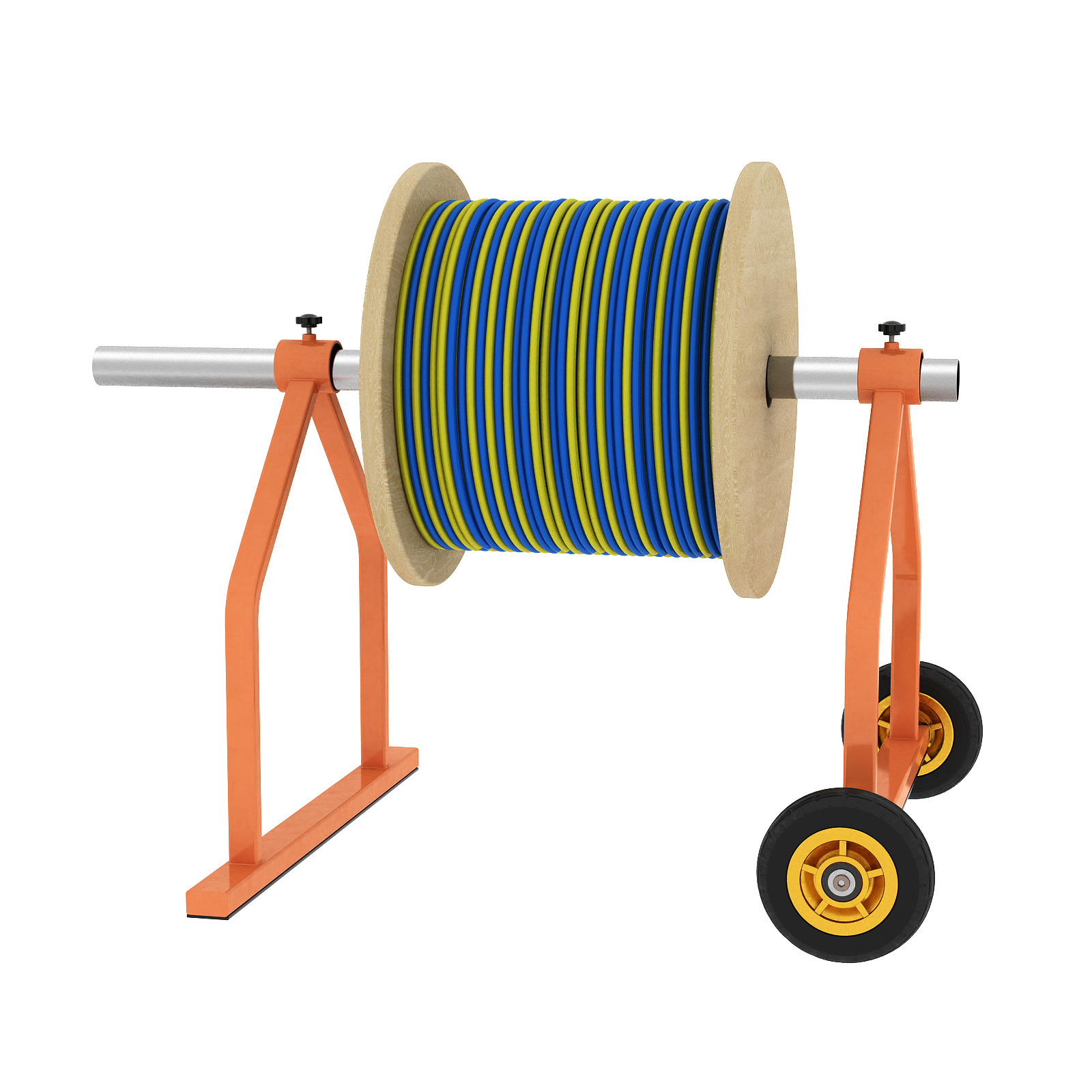 Wire Spool Rack Holder for 28in(Max) Diameter Spools Cable Caddy