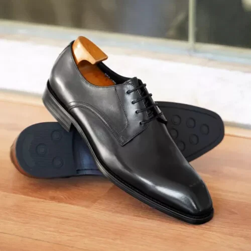Men's Leather Lined Dress Shoes Formal Business Shoes Classic Lace-up Oxfords US - Picture 15 of 26