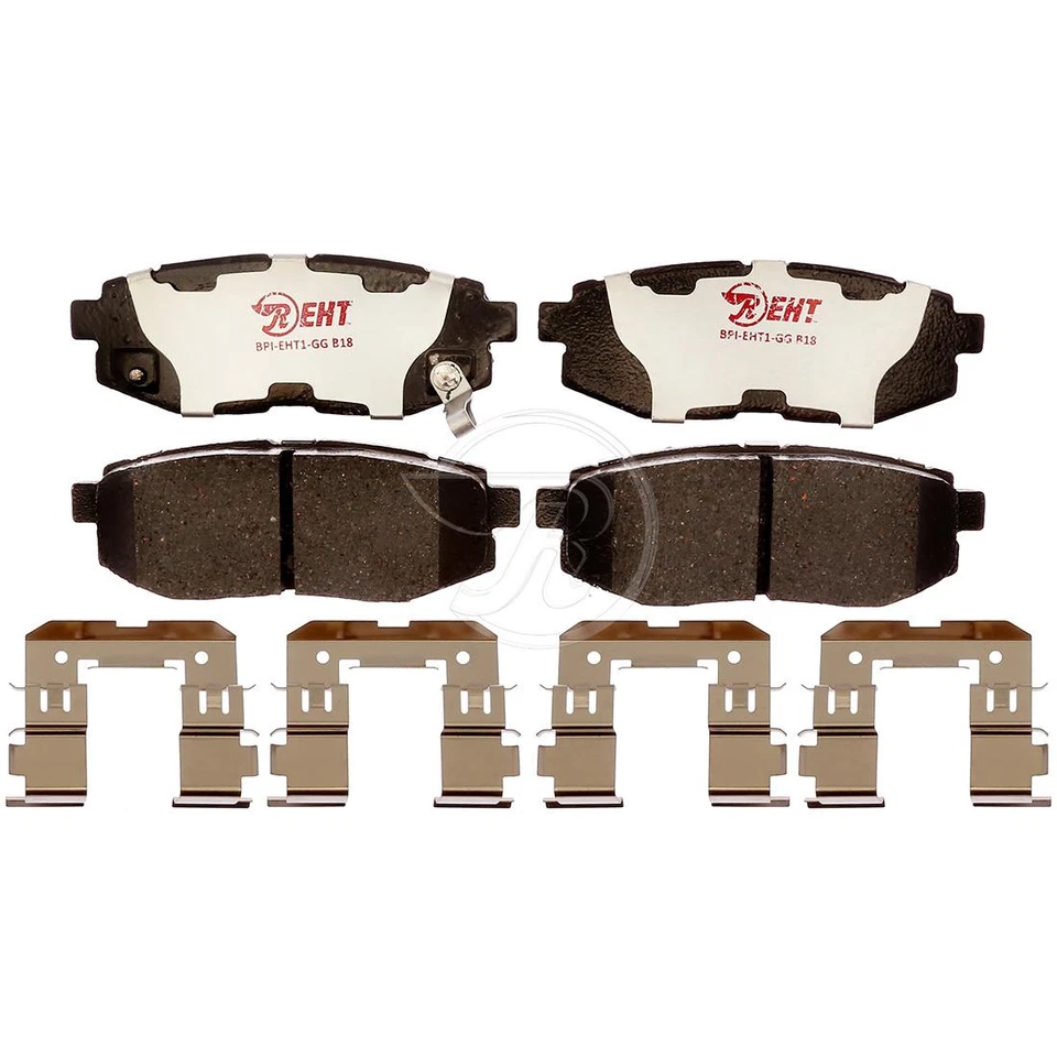 Raybestos 2 передние задние тормозные колодки подходят для Toyota 86 2013-2016 Scion FR-S 2017-2019 годов выпуска - Изображение 2 из 4