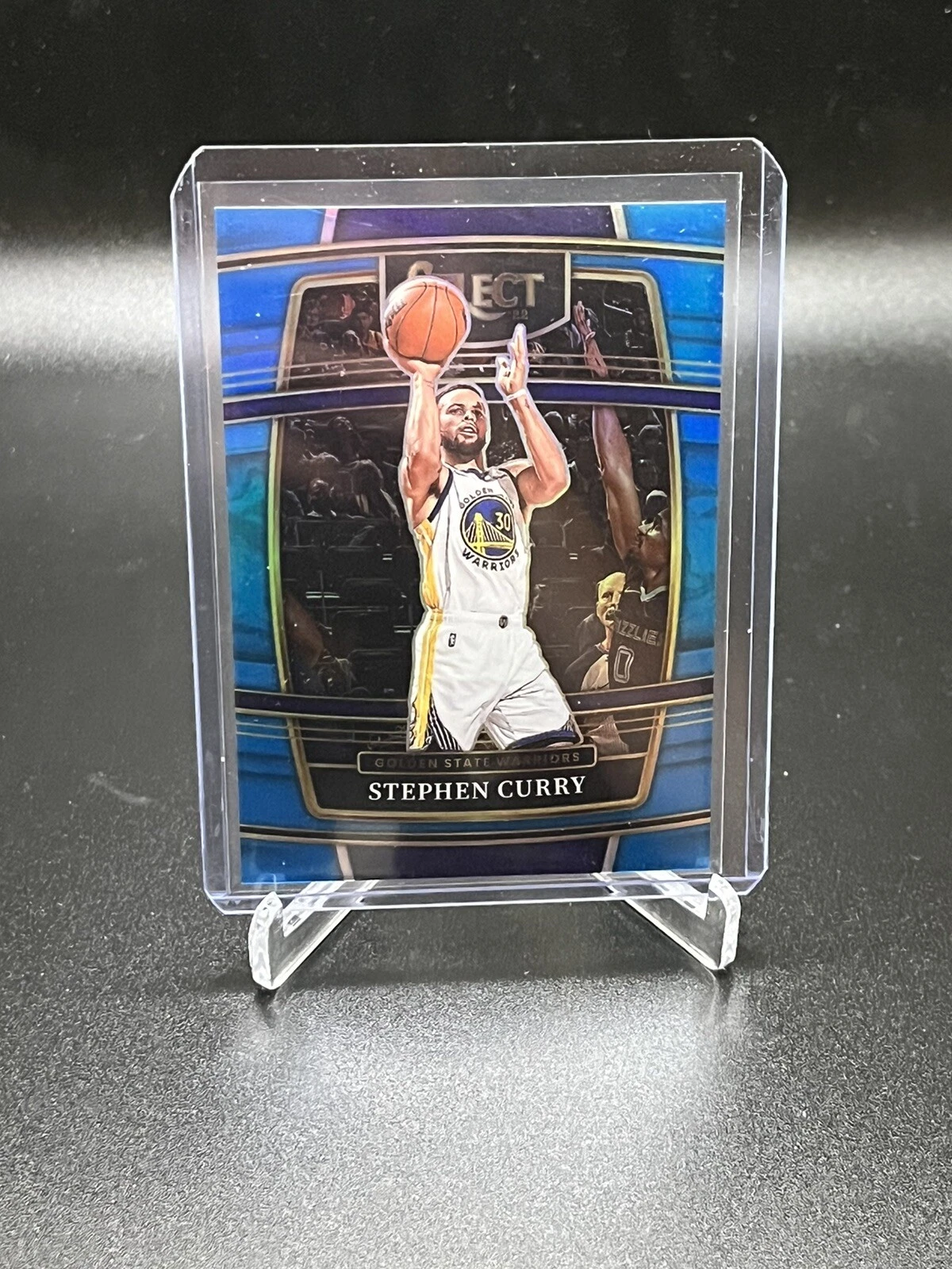 STEPHEN CURRY 2021 22 PANINI SELECT CONCOURSE #94 LIGHT BLUE PRIZM /299 WARRIORS
