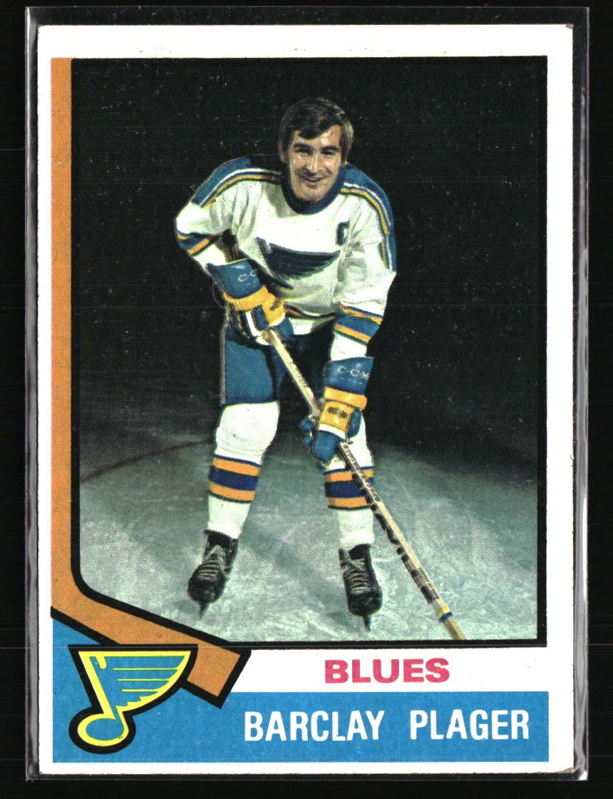 Barclay Plager 1974 Topps #87  Hockey Card