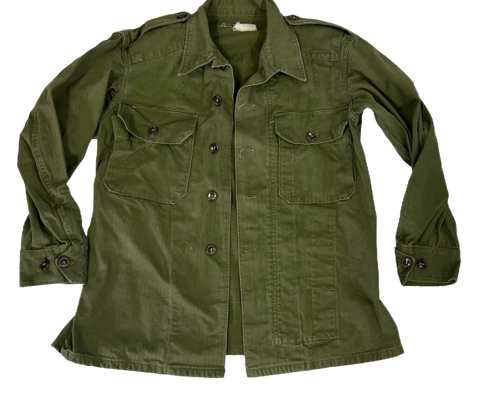 Camisas informales vintage de sarga de manga larga para hombre