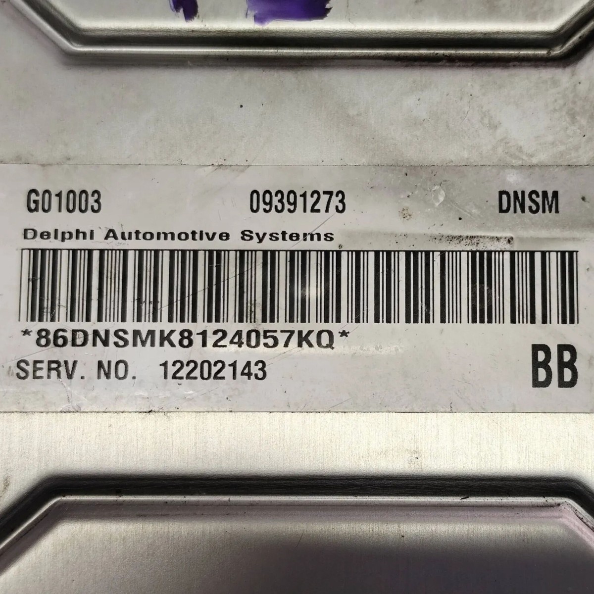 09391273 Engine Control Unit / Module Opel Zafira A 2001 | eBay
