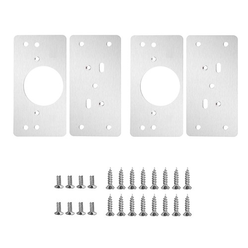 10 Pcs Hinge Repair Plate Heavy Duty Hinges Kitchen eBay