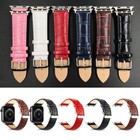For Apple Watch 11 10 9 8 7 6 5 SE Leather Strap Band 44/45/42/46/49mm Ultra 3 2