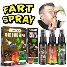 Liquid Fart Spray Stink Bomb Smelly Stinky Ass Toxic Bomb Crap Gag Prank Joke