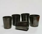 5 x SOLID BRASS WALKING STICK "ULTRA" FERRULES 16mm - 23.5mm with 4mm THICK BASE