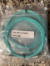 AddOn LC to LC Fiber Optic MM Patch Cable, 3m Aqua OM4 Duplex LOT of 10 