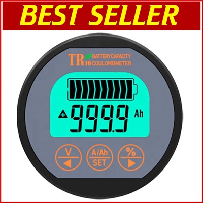 AiLi 8-80V Battery Monitor & Current Meter - Essential Auto & RV Accessory
