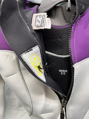 Combinaison Springsuit JetPilot Femme 2 Mm - Taille 3/4, Gris/violet, Neuve