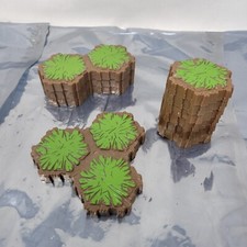 Heroscape Hex Terrain Grass Lot 1x 3 3x 2 and 6x 1 hex - Heroscape HS9
