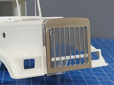 Aluminum Front Grill Style Cover Guard Mount 1/14 Tamiya Semi King Grand Hauler