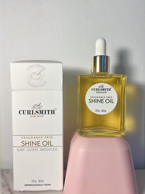 Curl Smith Shine Recipe Fragrance Free Shine Oil 60 ml/2 fl. oz. NEW WITH BOX