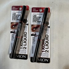 2 Pack Revlon ColorStay Double Ended Waterproof Eyeliner, She's On Fire 153