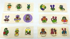 VINTAGE 1980'S SCRATCH  SNIFF STICKERS - SIX DIFFERENT SCENTS TO CHOOSE FROM