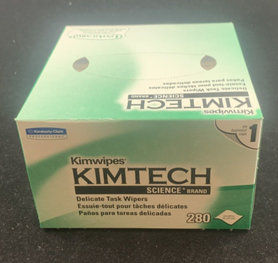 Kimtech* KIMWIPES Delicate Task Wipers 4 2/5 x 8 2/5 280/Box 34155 Kimtech* KIMWIPES Delicate Task Wipers 4 2/5 x 8 2/5 280/Box 34155