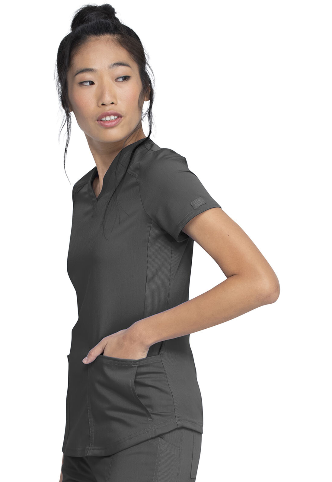 Dickies Balance Scrub VNeck Top DK875 PWT Pewter Free Shipping eBay