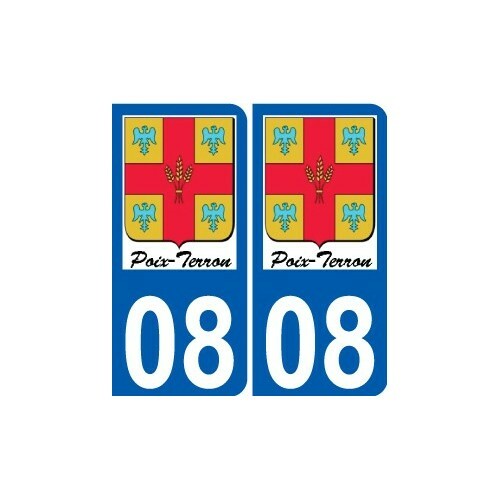 Autocollant Logo Ville La Penne-sur-Huveaune - Sticker Plaque Avec Angles Arrondis - Décoration