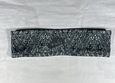 Nike Run Dri-Fit reversible warm headband Adult One Size Black Gray Exercise