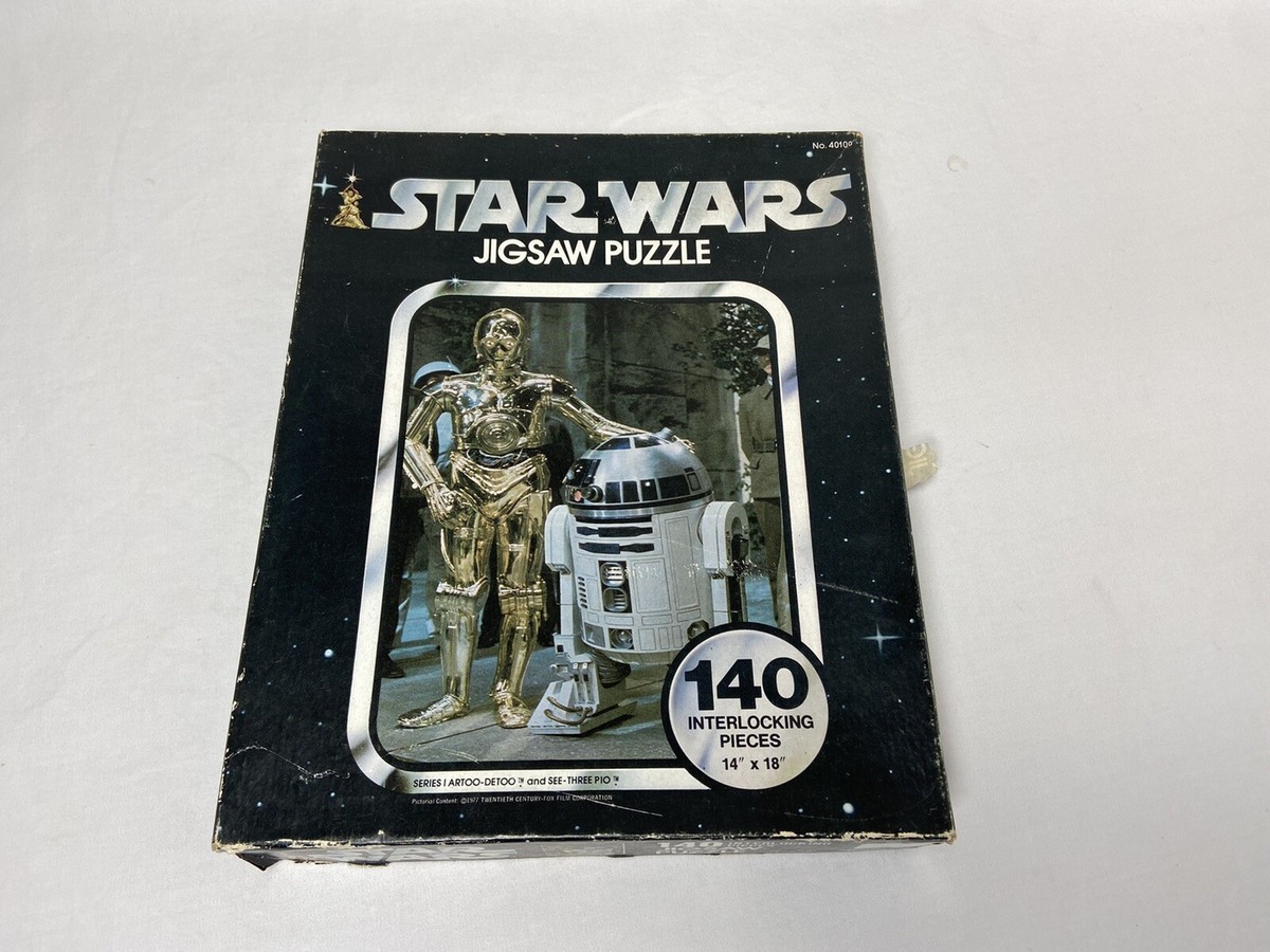 R2-D2 Jigsaw Puzzjle ジグソーパズル　廃盤 Vintage-1977 Star Wars R2/D2 & C-3PO Kenner Jigsaw Puzzle