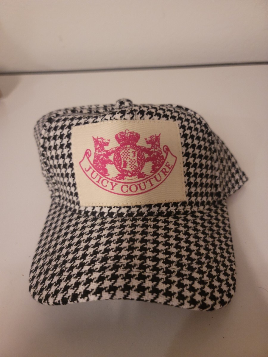 Juicy Couture Black & White Houndstooth Patch Logo  display picture 1